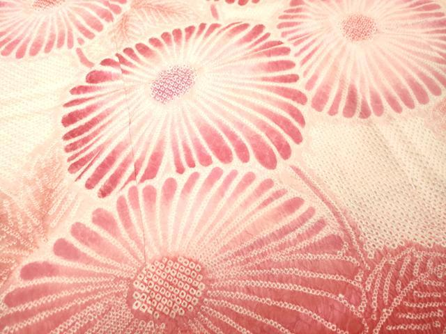 平和屋着物○訪問着 辻が花 絞り 正絹 逸品 CABA1614ut 絞り 正絹