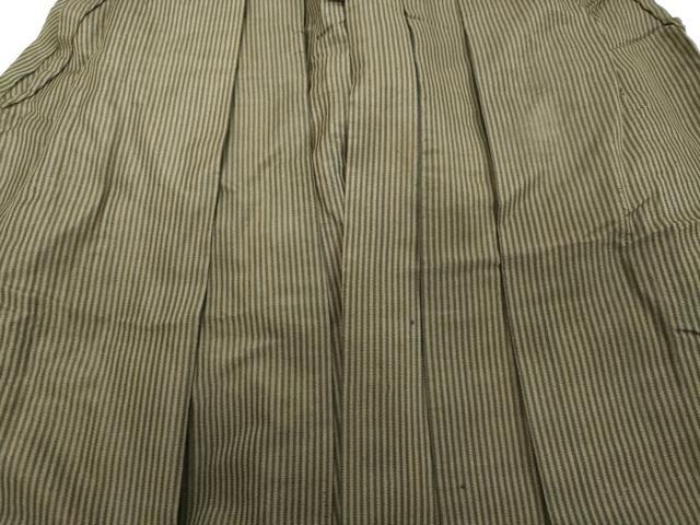 平和屋着物○男性 馬乗り袴 縞 正絹 逸品 DAAU0775tw 