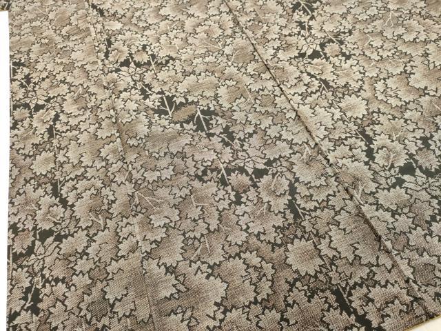 平和屋着物○本場大島紬 9マルキ 樹林文 正絹 逸品 DAAU0833tw 紬