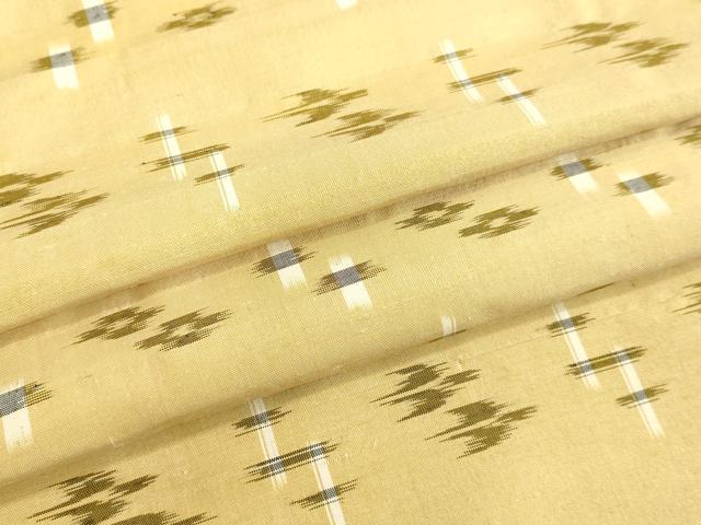 平和屋着物○上質な紬 格子 正絹 逸品 DAAU5286ps