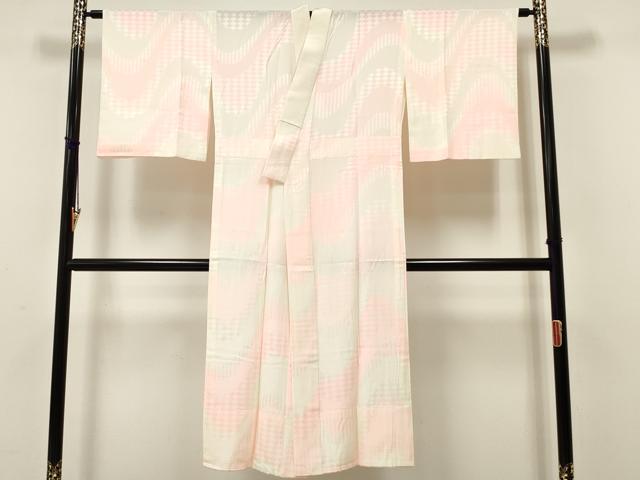 平和屋着物□長襦袢 無双仕立て 霞文 暈し染め 正絹 逸品 CAAM2676ku 平和