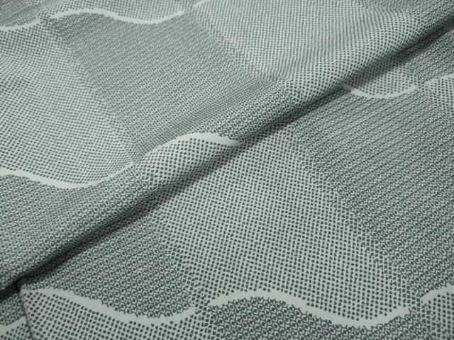 平和屋着物▽小紋　単衣　変わり格子文　洗える着物　DAAU2720ud 平和屋着物▽小紋 単衣 変わり格子文 洗える着物 DAAU2720ud