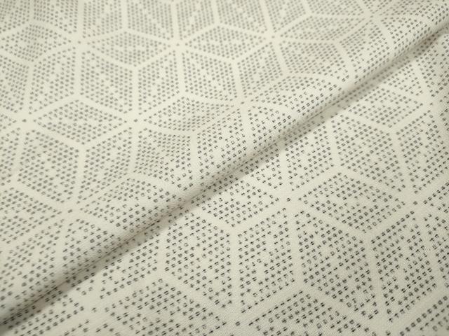 平和屋着物▽本塩沢 単衣 葉尽くし 正絹 逸品 AAAZ9271fy