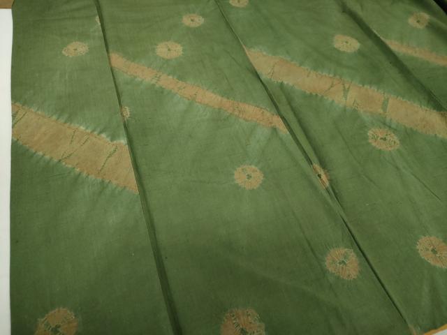 平和屋着物○上質な紬 絞り 斜線文 正絹 逸品 DAAU5014ps