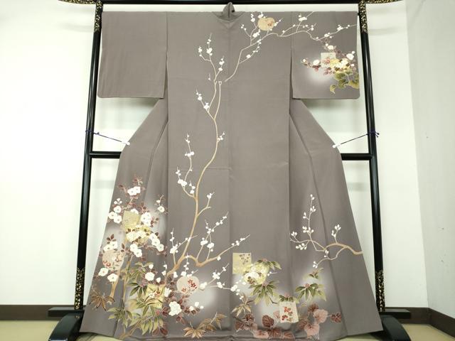 平和屋1■訪問着　駒刺繍　吉祥文　暈し染め　金彩　逸品　CAAl0813ng