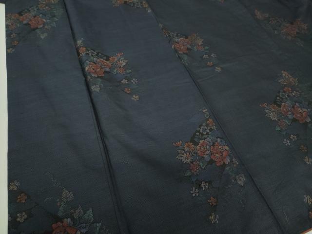 平和屋着物○本場大島紬 9マルキ 舞蝶花文 正絹 逸品 DAAU5078ps