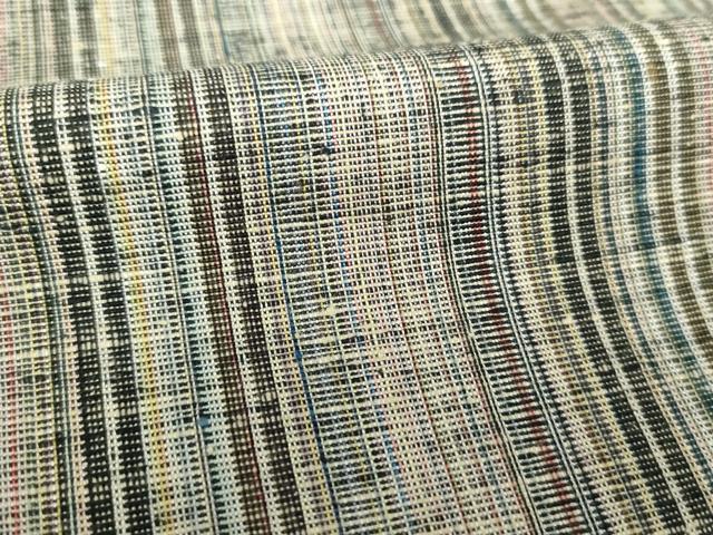 平和屋着物●上質な紬　間道　正絹　逸品　DAAU5093ps 平和屋着物○上質な紬 間道 正絹 逸品 DAAU5093ps