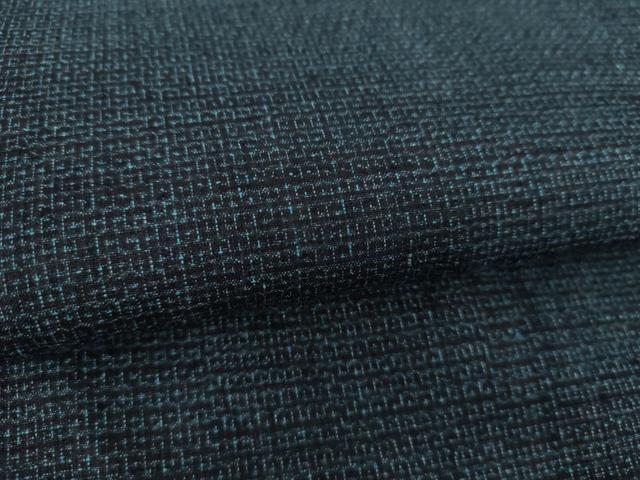 平和屋着物○男性 本場結城紬 重要無形文化財 アンサンブル 120亀甲 総詰め 