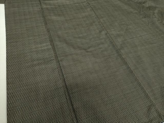 平和屋着物○男性 本場大島紬 アンサンブル 長羽織 亀甲柄 正絹 逸品