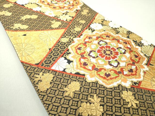 平和屋着物○西陣 河合康幸謹製 六通柄袋帯 唐織 正倉院