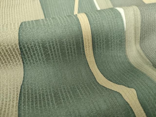 平和屋着物□上質な小紋 よろけ縞 正絹 逸品 未使用 AAAW5913cs