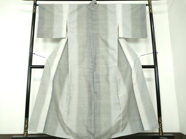 平和屋着物○加賀 奉書紬 座佐織 間道 証紙付き 正絹 逸品 DAAU5186ps