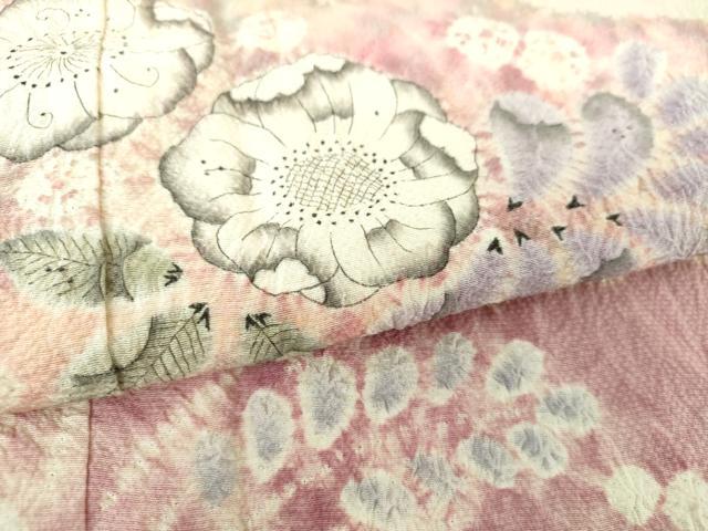 平和屋着物○訪問着 絞り 辻が花 正絹 逸品 DAAU5198ps