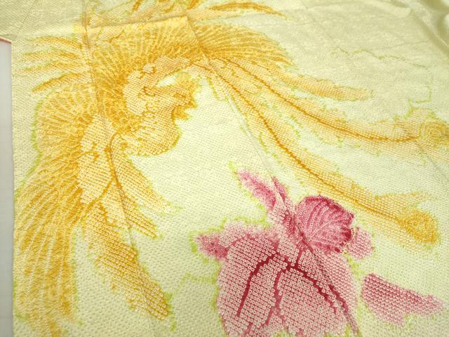 平和屋着物●名門　藤娘きぬたや・総絞り　振袖　鳳凰花文　正絹　逸品　DAAU5211ps 平和屋着物○名門 藤娘きぬたや・総絞り 振袖 鳳凰花文