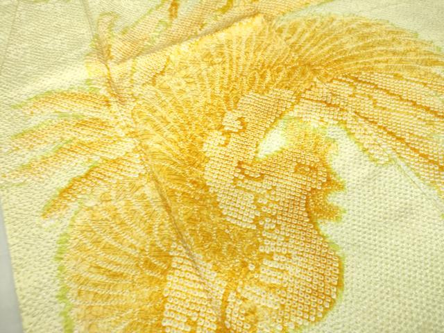 平和屋着物○名門 藤娘きぬたや・総絞り 振袖 鳳凰花文