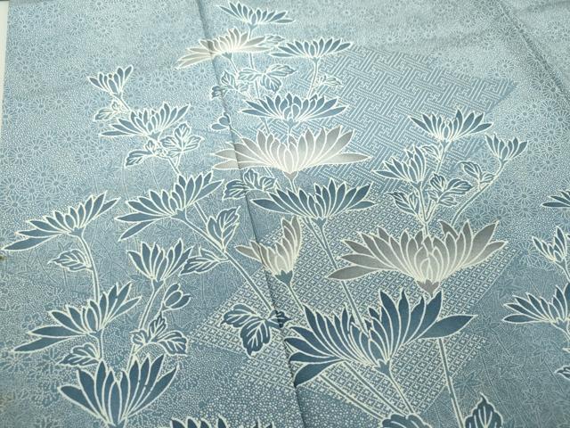 平和屋着物○江戸小紋 訪問着 松皮菱菊文 正絹 逸品 DAAU5221ps