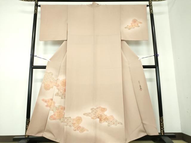 平和屋着物○英王室献上友禅作家 木下勝功 中国三大刺繍 スワトウ