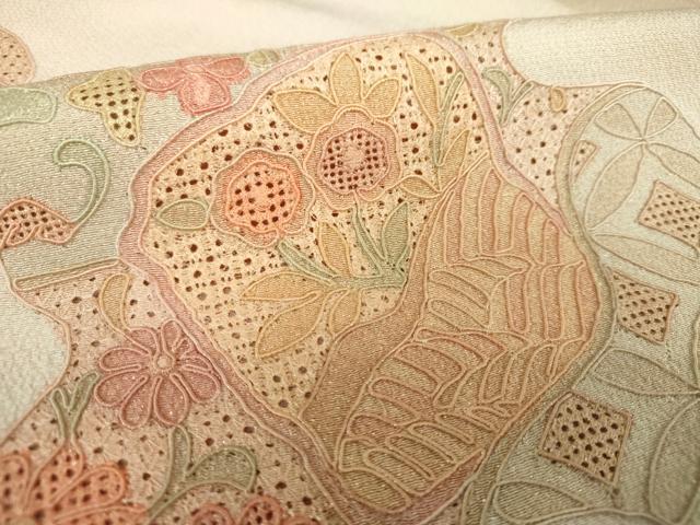 平和屋着物○英王室献上友禅作家 木下勝功 中国三大刺繍 スワトウ