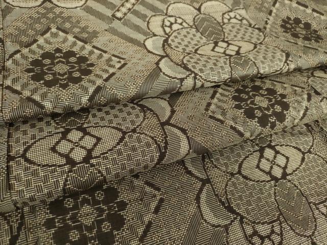 着物リメイク/大島紬と龍郷柄でメンズシャツ L〜LLサイズ 着物シャツ