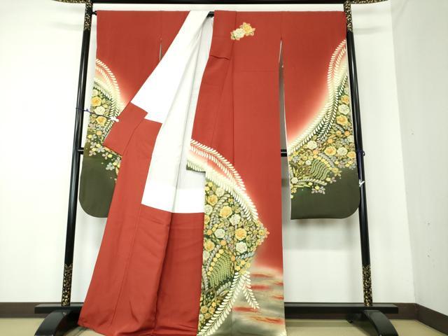 平和屋着物○豪華振袖 長襦袢(無双仕立て)セット 絞り 辻が花 暈し染め