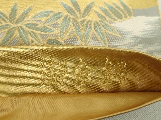 平和屋着物○西陣 長嶋成織物 ながしま帯 六通柄袋帯 鴛鴦の