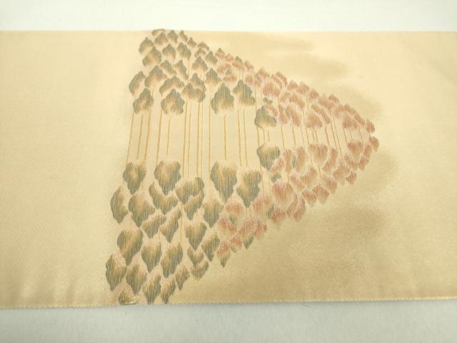 平和屋着物○田中工芸織物 祥園謹製 太鼓柄袋帯 純金箔錦