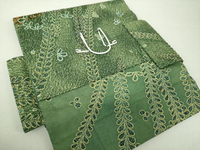 平和屋着物○つけ帯 手描き 辻が花 正絹 逸品 DAAU5552ps