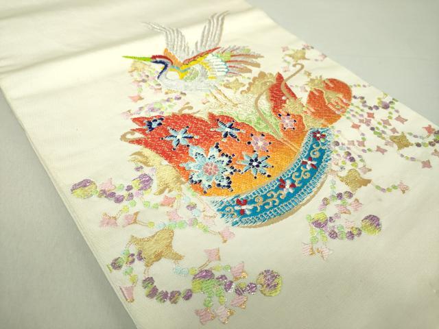 平和屋着物○お召 縞 正絹 逸品 未使用 AAAX0183np