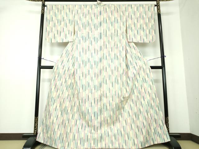 平和屋着物○上質な紬 変わり間道 正絹 逸品 DAAU5586ps