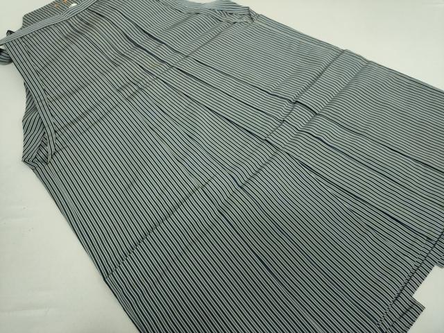 平和屋着物●男性　馬乗袴　縞　正絹　逸品　DAAU5653ps