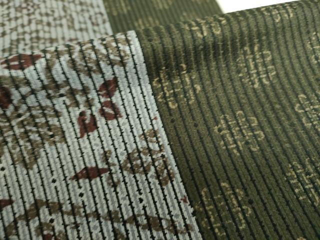 平和屋着物●両面　全通柄袋帯　花菱間道　正絹　逸品　未使用　DAAU5709ps 平和屋着物○両面 全通柄袋帯 花菱間道 正絹 逸品 未使用