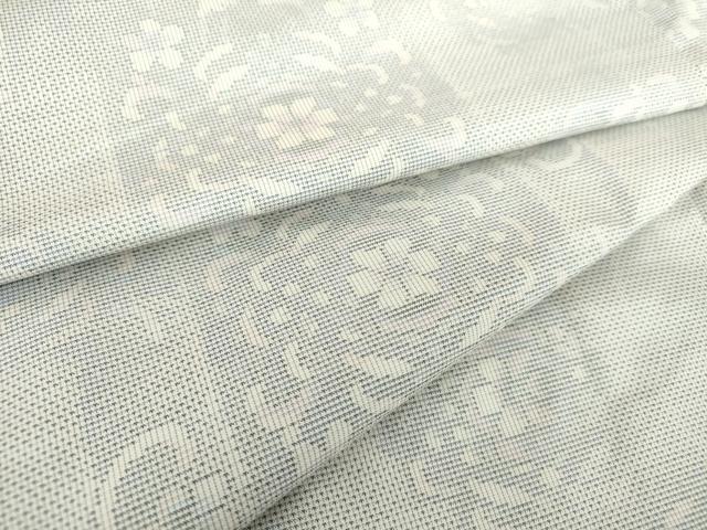 平和屋着物●本場大島紬　白大島　9マルキ　総絣　正倉院花文　正絹　逸品　DAAU5783ps