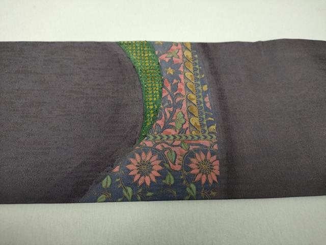 平和屋着物○旧門跡御所御料錦司 草木諦寛 訪問着 草花文