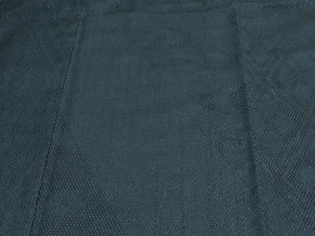 平和屋着物▽本塩沢　単衣　110亀甲　菱文　正絹　逸品　DAAU6371sf_3