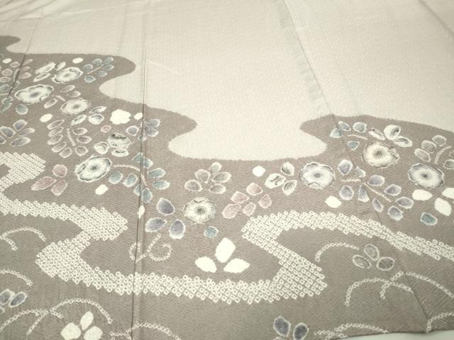 平和屋着物○上質な紬 絞り 辻が花 正絹 逸品 CAAS8752vf