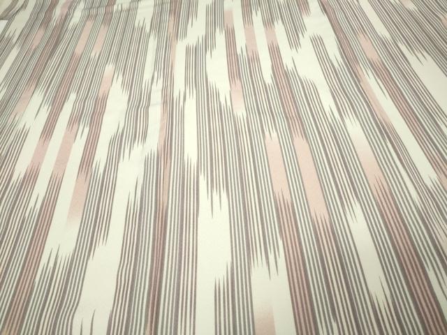 平和屋着物▽小紋　単衣　変わり間道　洗える着物　DAAU6377sf