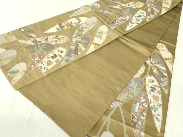 平和屋着物○六通柄袋帯 鬼壁錦 延祥秀宝文