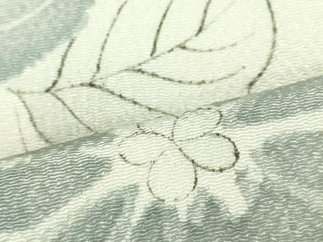 平和屋着物○全通柄九寸名古屋帯 絞り 辻が花間道 鬼