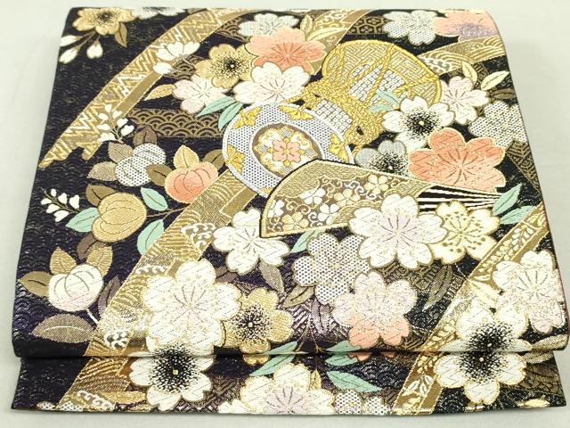 全通柄袋帯 平和屋本店□最高級 明綴れ 全通柄袋帯