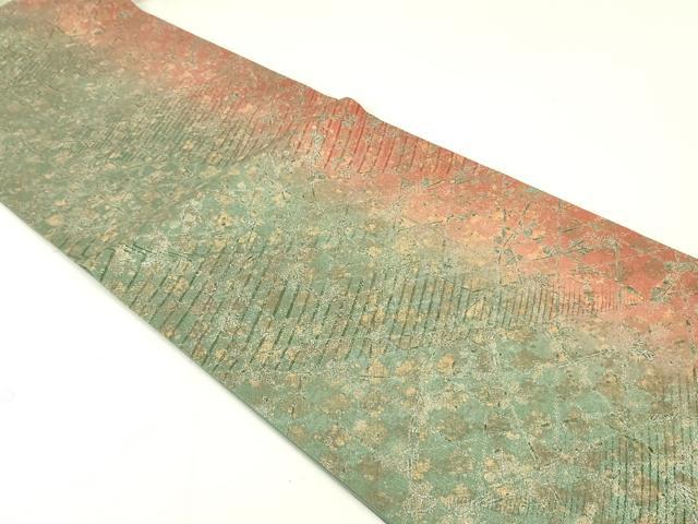 平和屋着物○全通柄袋帯 抽象文様 金銀彩 引箔 正絹 逸品 DAAU6678ob