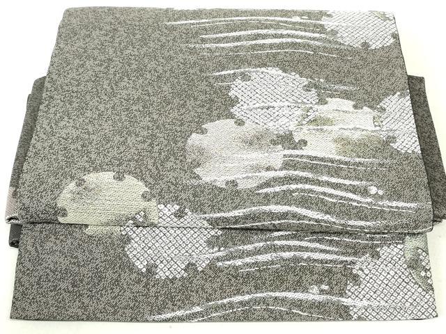 平和屋着物●つけ帯　小袖彩雪輪文　金糸　正絹　逸品　未使用　DAAU6692ob