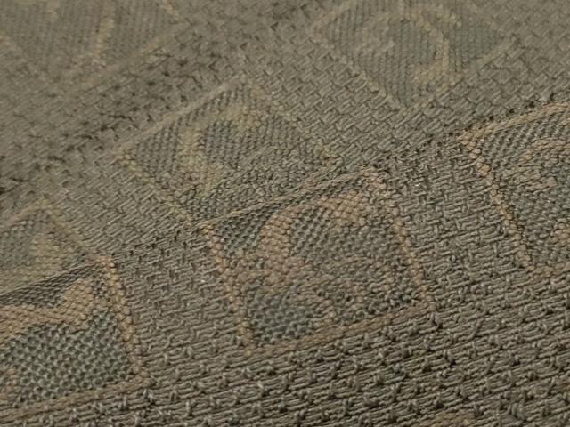 平和屋着物○男性 角帯 十二支 赤墨色 正絹 逸品 DAAU6795ob