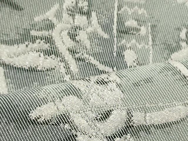 平和屋着物○本場筑前博多織 八寸名古屋帯 流水壁画文 正絹 逸品