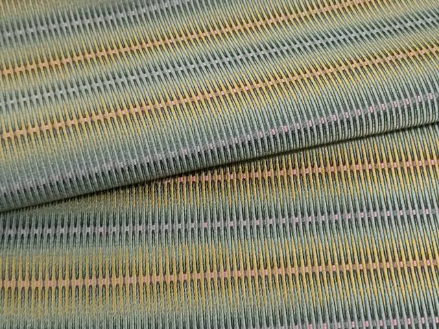 平和屋着物○両面 全通柄袋帯 横段文 正絹 逸品 DAAU6977ob 袋帯