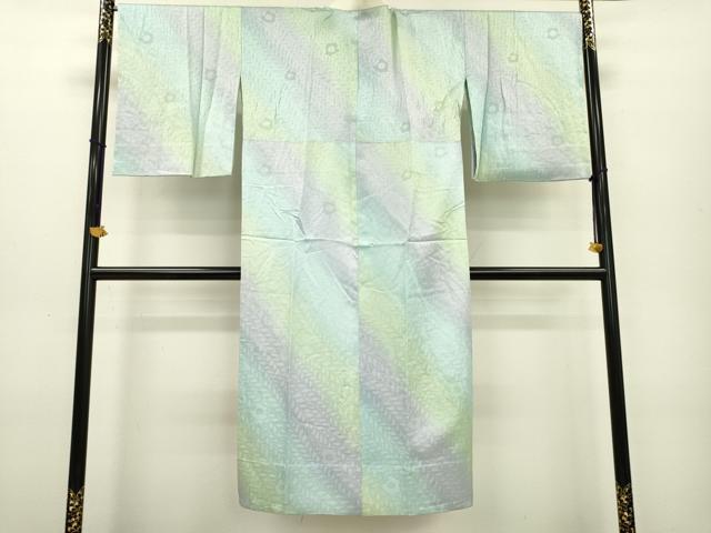 平和屋着物●長襦袢　無双仕立て　辻が花地紋　暈し染　やまと誂製　正絹　逸品　DAAU9656fe 平和屋着物○長襦袢 無双仕立て 辻が花地紋 暈し染 やまと誂製 正絹