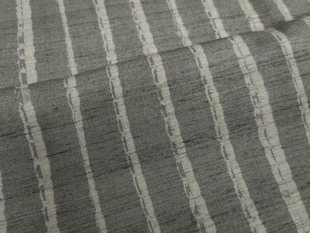 平和屋着物○上質な小紋 紬地 変わり間道 正絹 逸品 未使用