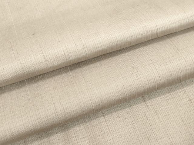 平和屋着物●上質な紬　枯野色　さが美扱い　正絹　逸品　未使用　DAAV1190tw