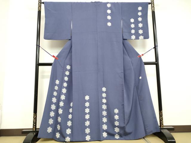 平和屋着物●訪問着　雪輪文　鈴乃屋扱い　正絹　逸品　DAAV1228tw