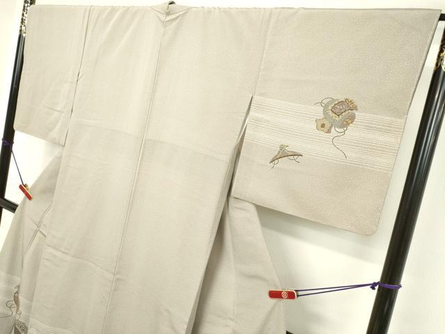 平和屋着物○伝統工芸師 服部光擴 訪問着 宝尽くし文 正絹 逸品