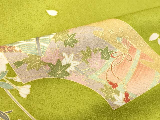 平和屋着物○訪問着 駒刺繍 花舞季百景 娘道成寺